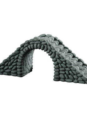 仿真小石桥摆件拱桥摆设装饰复古