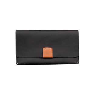 鹿师傅男士真皮手拿包卡包证件包长款三折叠钱包简约多功能手机包