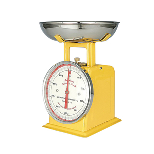 稻谷藏库DULTON金属厨房秤小号 机械计量秤500g不锈钢秤盘 称重