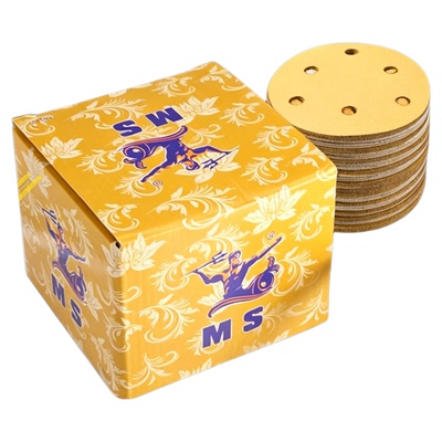 干磨砂纸猛士5寸6孔六寸17孔圆形