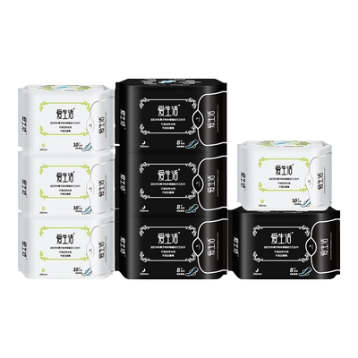 绿叶爱生活日夜卫生巾官方旗舰店