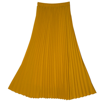 18533高级感风琴百褶长裙