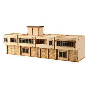 微缩小房子模型成品 仿真街道场景民居 摄影道具沙盘小比例建筑