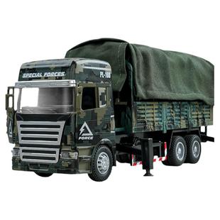 合金军事运输车玩具导弹车运兵车火箭炮导弹发射车大炮坦克装甲车