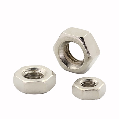 发黑碳钢防松外六角螺丝帽