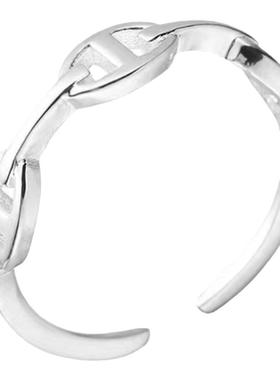 猪鼻子戒指纯银韩国女