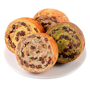 美味壹客全麦坚果车轮面包全麦早餐代餐营养粗粮饱腹吐司零食整箱