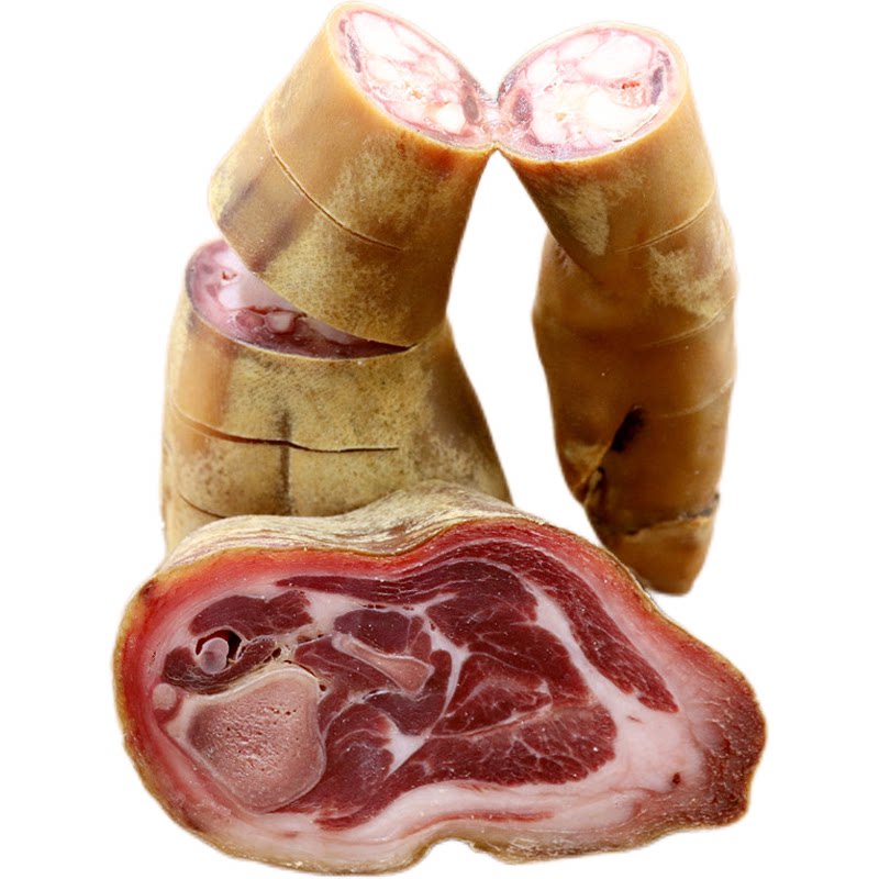 云南特产火腿脚整支1500克腊肉肠衣培根无添加农家自制美食腊猪脚