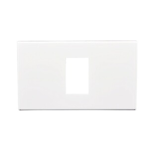 118/120型一位二位三位六位空白面板网络多媒体面板组合128型模块