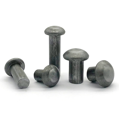 实心半圆头圆帽敲击式铆钉铁铆钉
