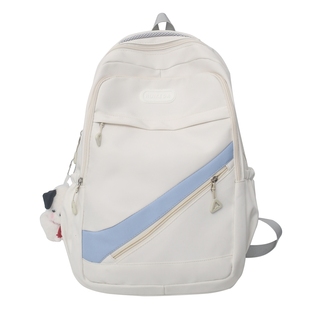 中学生书包女初中生韩版撞色小清新双肩包女士可爱高中生休闲背包