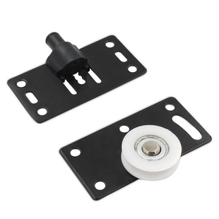 包邮优质家具趟门轮衣柜衣橱移门轮推拉门滑轮轨道轮凹轮378塑料l