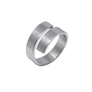 KANSAI胶带开口戒指小众设计个性ins风钛钢冷淡风嘻哈情侣指环潮