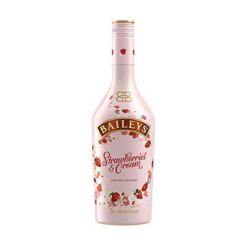 百利甜酒baileys草莓味700ml配制奶油力娇酒进口洋酒利口酒