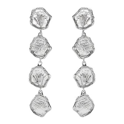 RoundFace24SS金属串链耳环