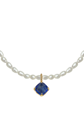 清野集ins风水滴珍珠项链