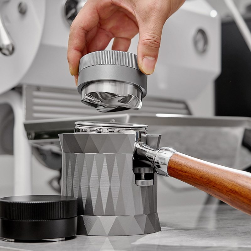 压粉锤自重力布粉51/53/58粉压四叶粉器适应器高度咖啡底布器自