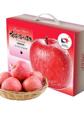 陕西洛川红富士精品果净重8斤