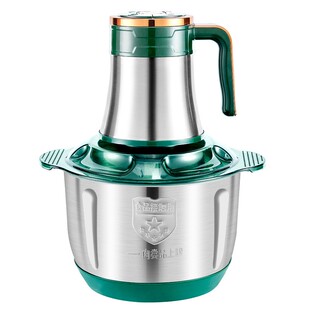 5L大容量6叶刀电动绞肉机家用不锈钢多功能搅馅搅辣椒搅蒜搅馅机