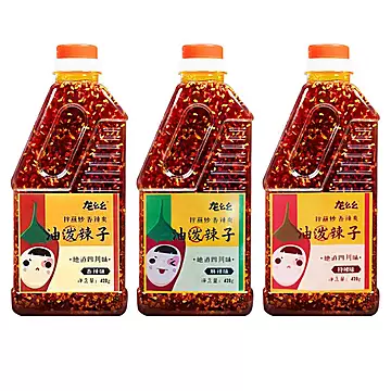 龙幺幺油泼辣子420g大瓶装