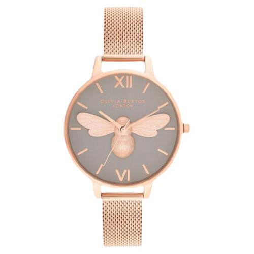 OliviaBurton 3D小蜜蜂小众简约时尚轻奢女式石英手表OB16FB10