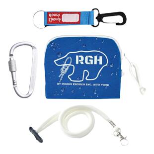 RGH 潮牌防水零钱包夜光帆布小包多功能卡包钥匙包迷你小挂包银包