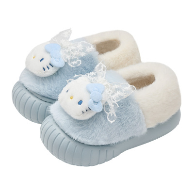 凯蒂猫儿童棉拖鞋宝宝外穿踩屎感