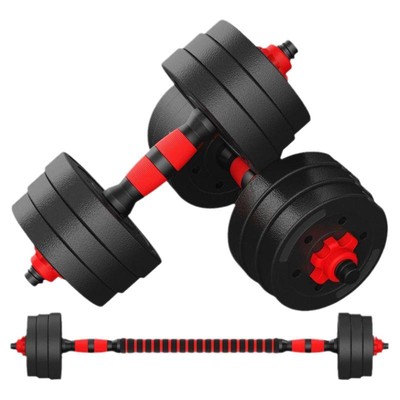 哑铃男士健身家用可调节重量20kg一对男生宿舍杠铃锻炼组合套装