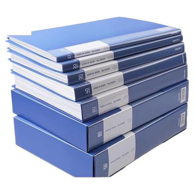 得力60页a4透明资料册收纳袋档案
