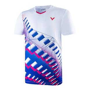 威克多victor胜利羽毛球服男女团购速干透气短袖湖北省队比赛服夏