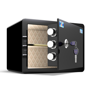 虎牌2026新款防盗机械锁保险柜家用小型家庭钥匙保险箱迷你入衣柜老式密码搬不走看不出来隐藏床头柜一体固定