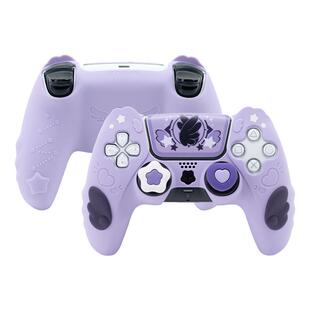 极想ps5手柄套nspro游戏手柄硅胶套Xbox可爱卡通女生全包软防摔防水防尘switch pro保护壳星翼物语暗黑版