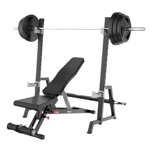 疯拿铁FA211专业卧推架家用深蹲架卧推器材杠铃架卧推深蹲一体架