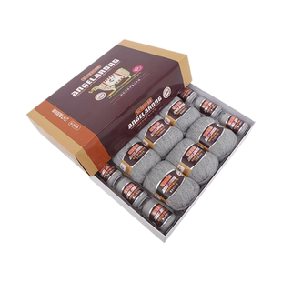 三利羊绒线正品手编中细机织山羊绒围巾线细线手工编织宝宝毛线团