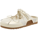 真美诗繁星絮语2026春季新款一脚蹬包头拖鞋芭蕾勃肯鞋女YZB34AH6