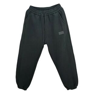 促销末班车冬款男大童工装棉布一体绒束脚潮流少年学生宽松直筒裤