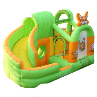 德国圣动室内小型充气城堡儿童蹦蹦床滑梯跳床淘气堡玩具游乐场