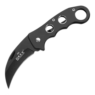 战狼德国小刀折叠刀防身锋利高硬度弯刀开刃刀蝎子短刀户外鹰爪刀