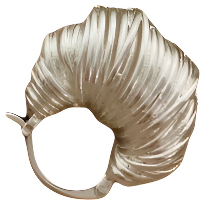 十里间小众通勤拉丝耳扣耳环