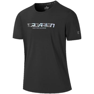 特步冰丝运动短袖男2025夏高弹T恤跑步训练半袖上衣977229010338