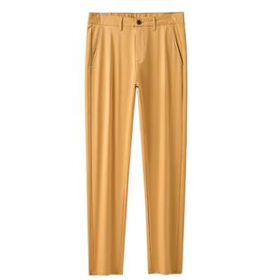 高尔夫男裤夏季薄款长裤彩色裤子大码宽松纯色直筒裤golf球裤透气