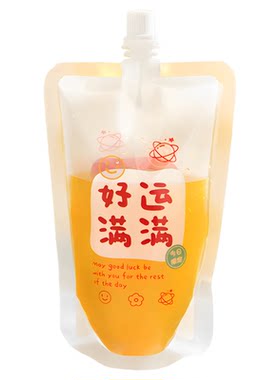 果汁饮料吸嘴袋一次性装水中药袋