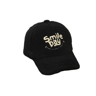 儿童帽子秋冬季男童鸭舌帽厚款保暖宝宝羊羔绒棒球帽洋气小孩韩版