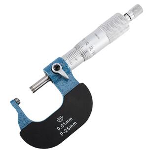 青海青量壁厚千分尺0-25高精度球头腰鼓单双圆头型管壁厚外径千分