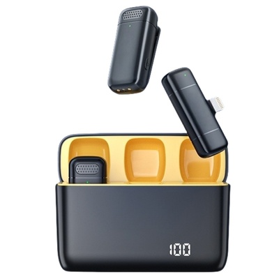 直播麦克风夹领式无线收音设备主播专用采访录音降噪直播专用设备