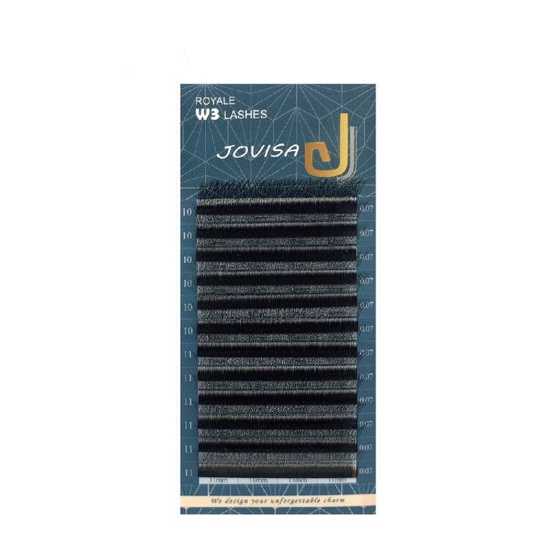 韩国jovisa美睫店用0.07三叶草超软山茶花一秒开花3D仙朵Yy假睫毛