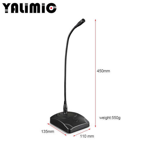 会议话筒有线公共广播桌面话筒学校演讲鹅颈会议室会议麦克风