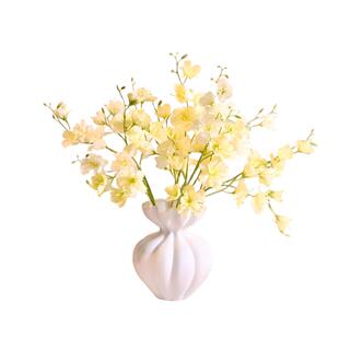 高档西府海棠仿真花假花家居装饰仿真盆栽客厅落地摆件餐桌装饰