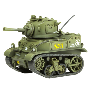 恒辉 MENG Q版免胶拼装坦克 谢尔曼潘兴KV-2萤火虫T73/76模型