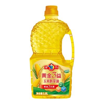 【官方旗舰店】多力黄金3益玉米油1.8L